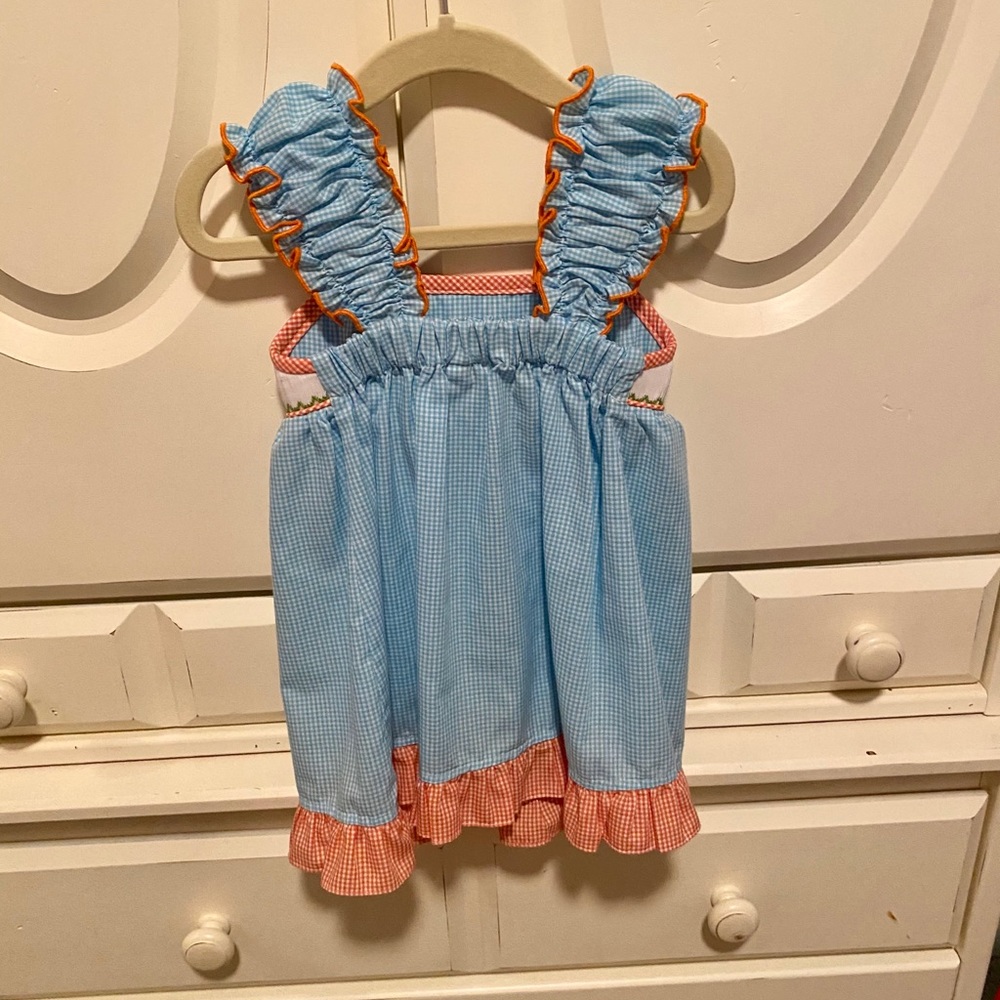 Smocked Crab Dress - Picture 2 of 2